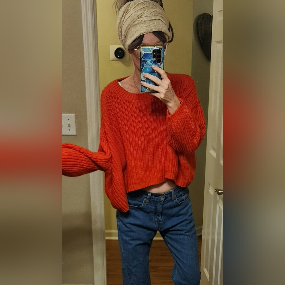 Moth By Anthropologie Cropped Sweater